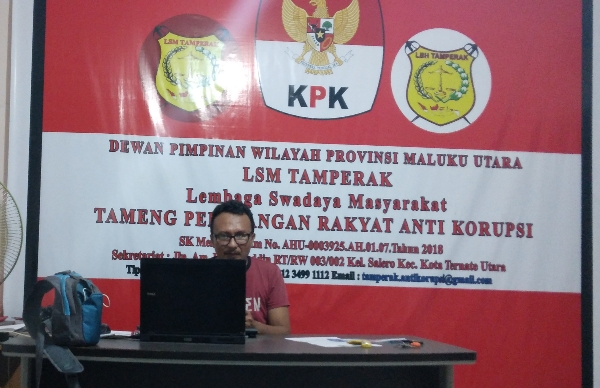 M. Chaisar Dano Pimpinan Wilayah DPW LSM Tamperak Malut