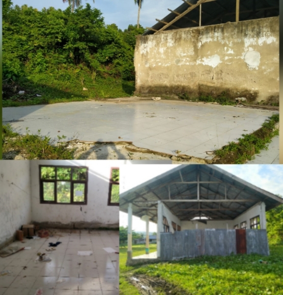 Dinas Pendidikan Halsel Cuek Dengan Kerusakan Bangunan SMPN44 Halsel